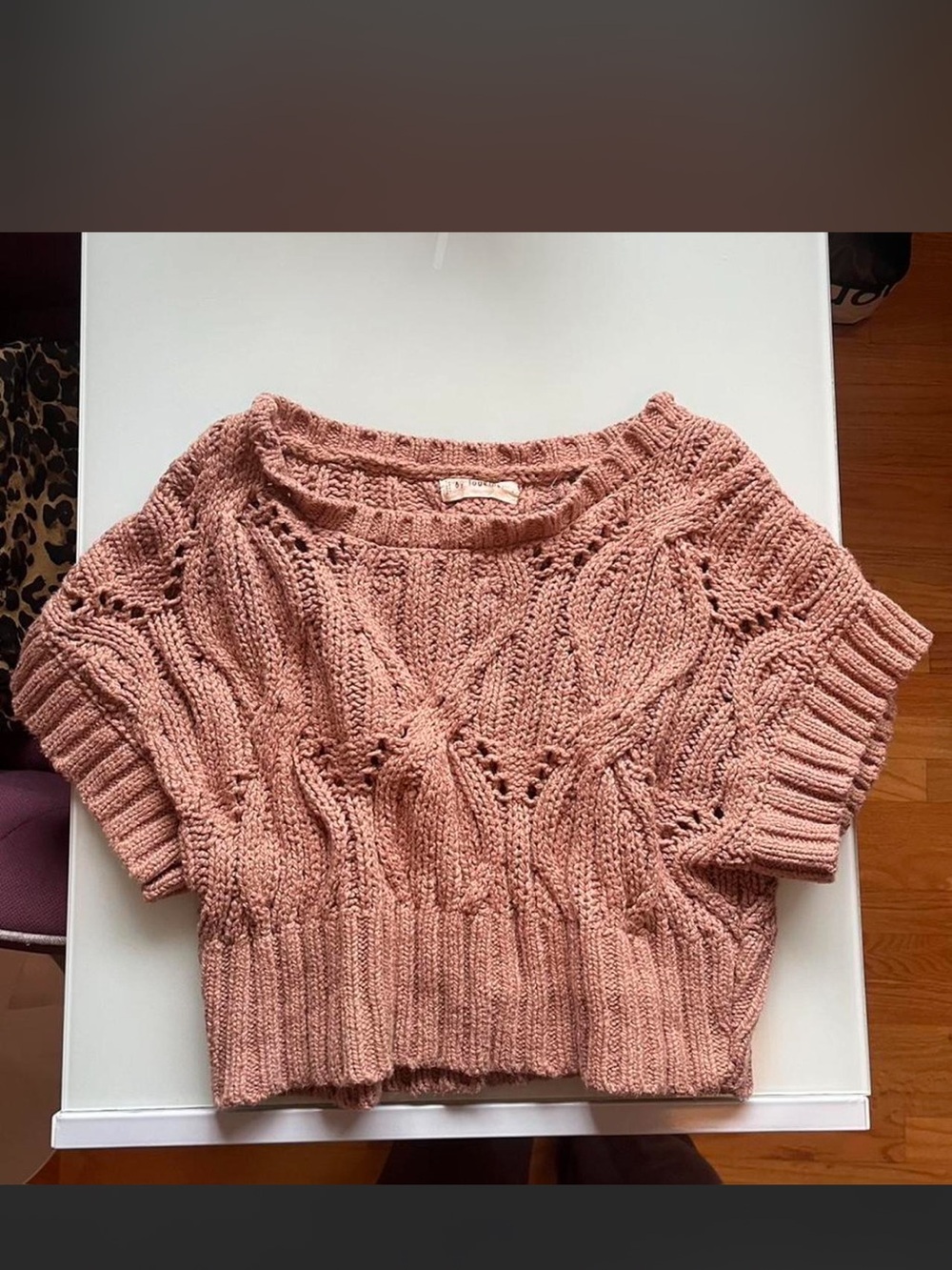 By Together Knitted Sweater Top in Light Brown